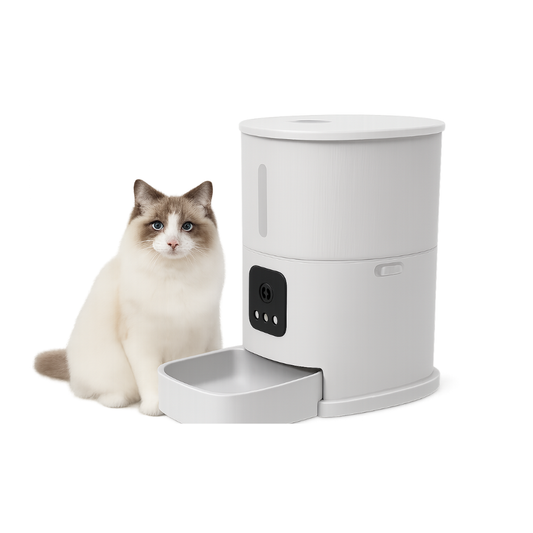 Distributeur automatique Wi-Fi avec caméra – Repas programmés et vision en direct pour chat et petit chien